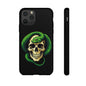 Skull & Snake Phone Case | Tough Cases, Protective Cover, Edgy Phone Accessories, Gothic Gift, Halloween Decor