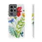 Floral Watercolor Tough Phone Case — Wildflower Bouquet Protective Cover