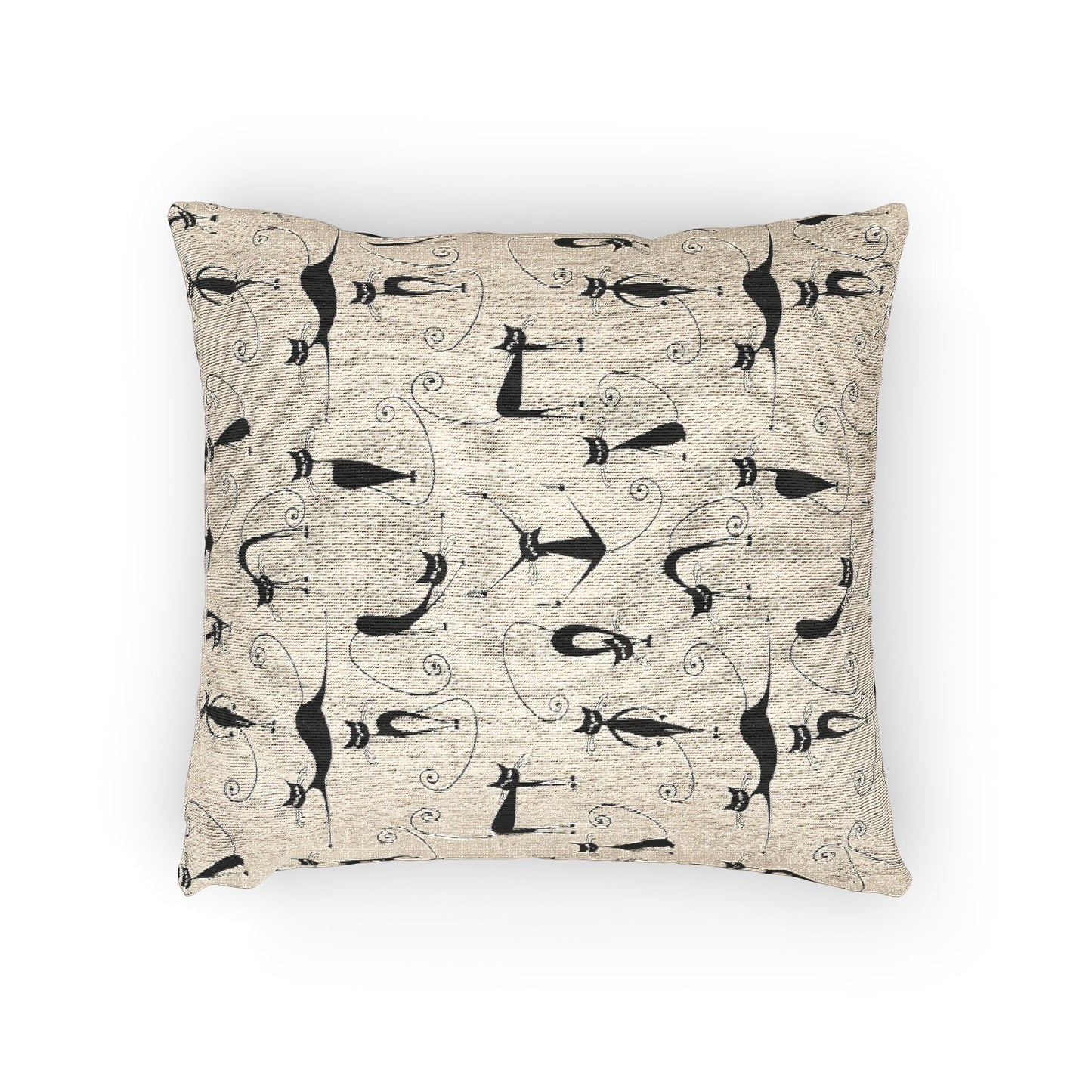 Bohemian Woven Pillow, Cozy Throw Cushion, Decorative Accent Pillow, Modern Home Decor, Artistic Pillows for Home