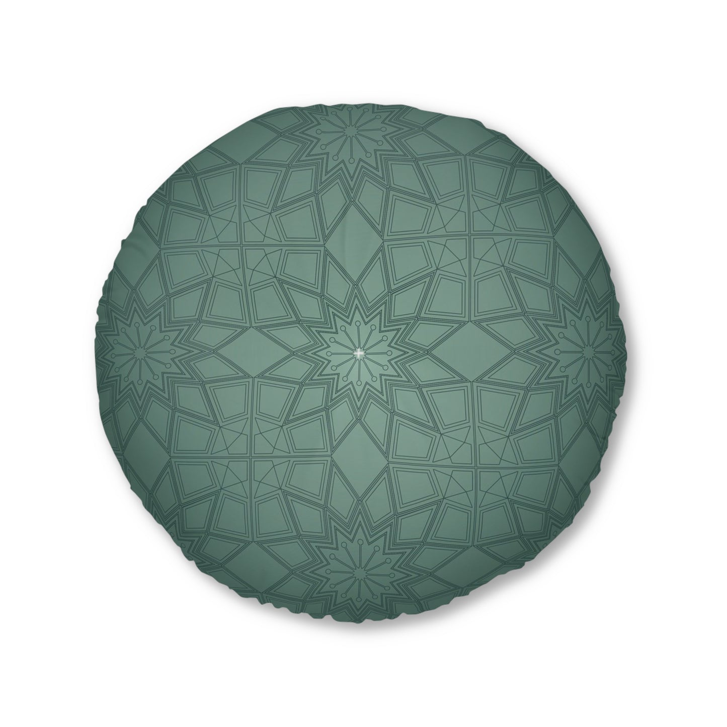 Stylish Tufted Floor Pillow, Round - Bohemian Home Decor, Meditation Cushion, Cozy Seating, Floor Pillow for Living Room, Gift Idea