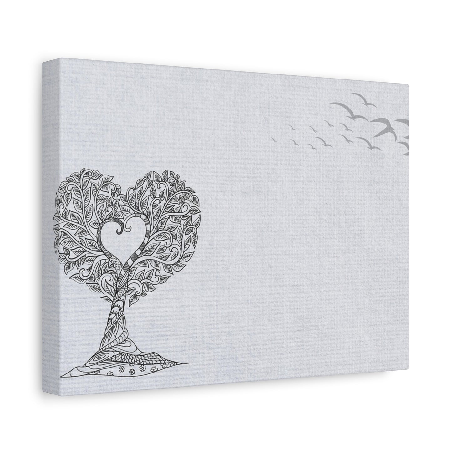 Matte Canvas, Stretched, 1.25" - Heart Tree