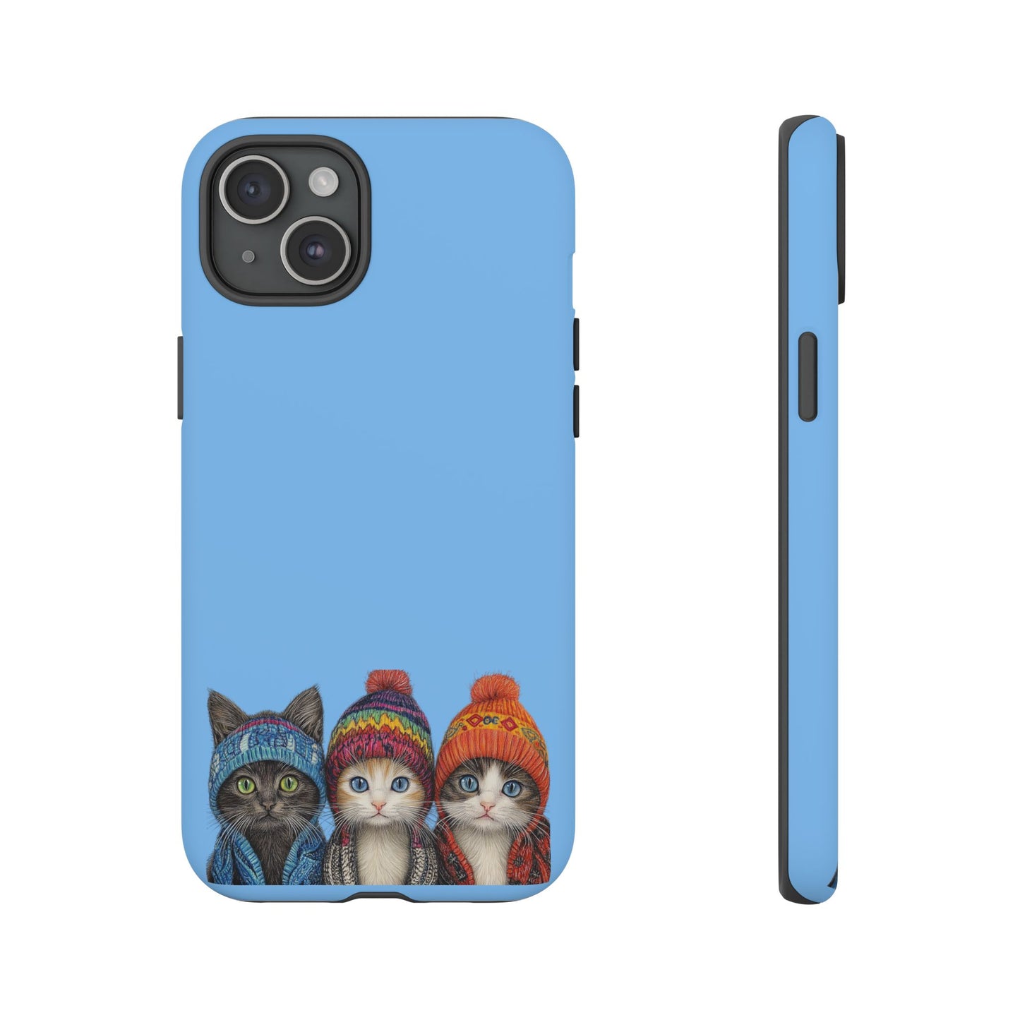 Cat-Themed Phone Case, Cute Cat Cases for Cat Lovers, Gifts for Cat Owners, Fun Cat Accessories, Holiday Present for Pet Lovers