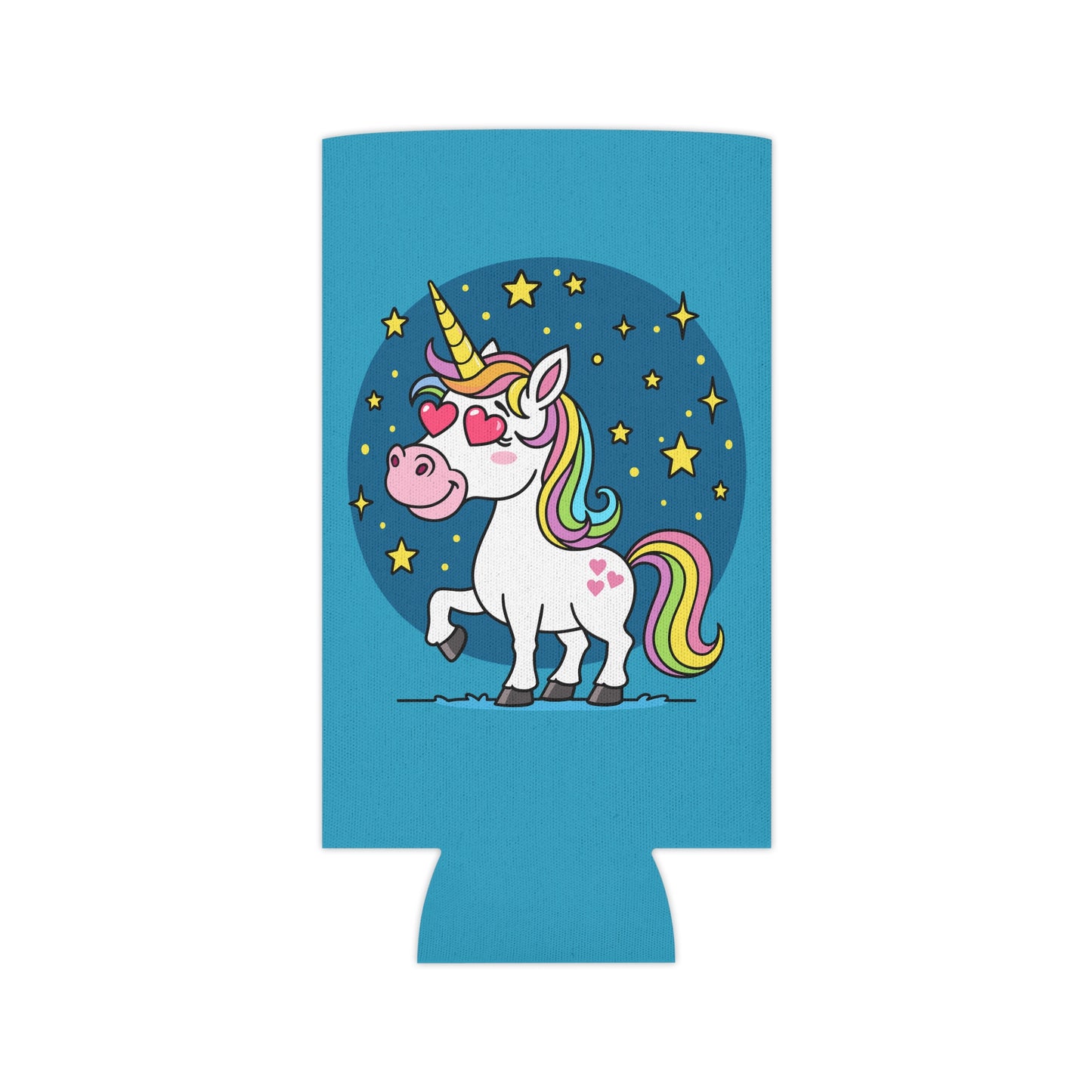 Whimsical Unicorn Can Cooler - Fun Drink Insulator for Parties, Birthdays, Summer BBQs, Magical Celebrations, Gift for Unicorn Lovers
