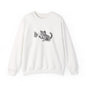 Kitten Butterfly Sweatshirt, Cozy Crewneck with Cat Art, Perfect Gift for Animal Lovers, Cute Sweatshirt for Relaxation & Everyday Wear