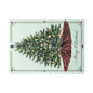 Christmas Tree Glass Cutting Board - Festive Holiday Kitchen Decor
