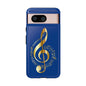 Tough Cases Blue and Gold Musical Note