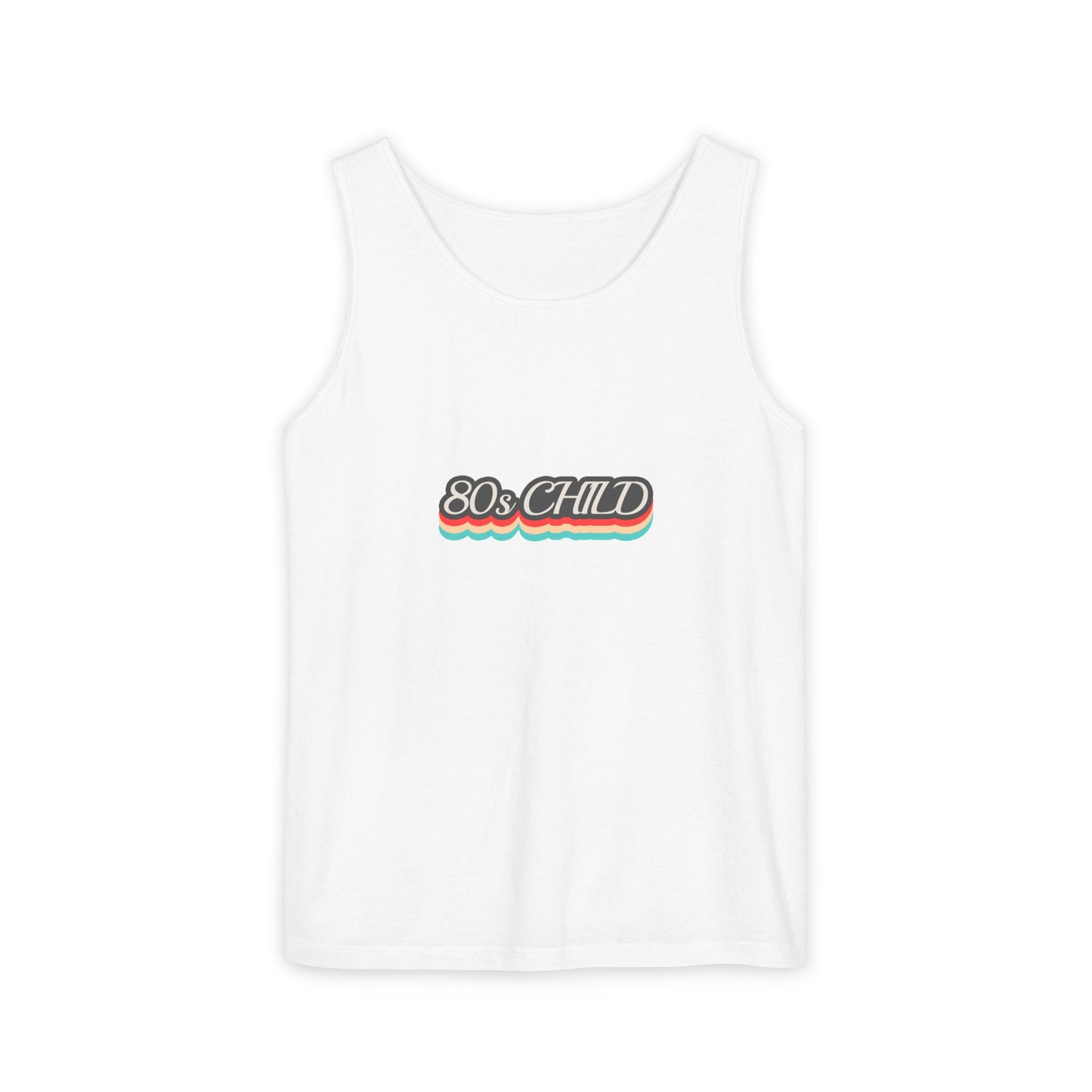80s Child Unisex Tank Top | Retro Summer Wear, Vintage Style Shirt, Gift for 80s Lovers, Bohemian Fashion, Nostalgic Apparel