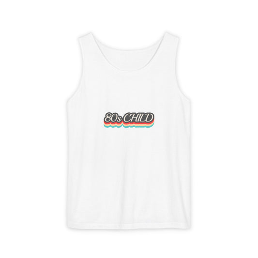 80s Child Unisex Tank Top | Retro Summer Wear, Vintage Style Shirt, Gift for 80s Lovers, Bohemian Fashion, Nostalgic Apparel
