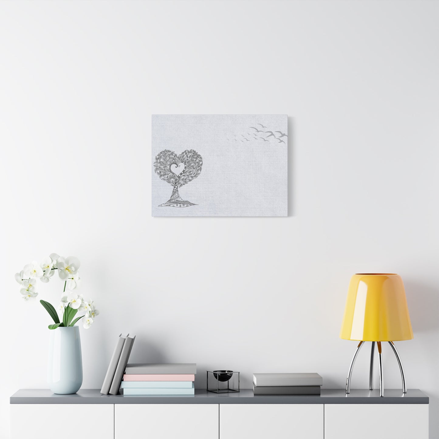 Matte Canvas, Stretched, 1.25" - Heart Tree