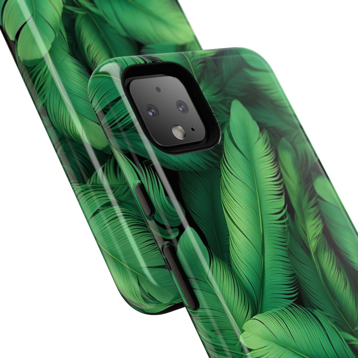 Tough Cases - Tropical Leaf Phone Case, Nature-inspired, Phone Accessory, Gift for Her, Jungle Theme, Eco-Friendly