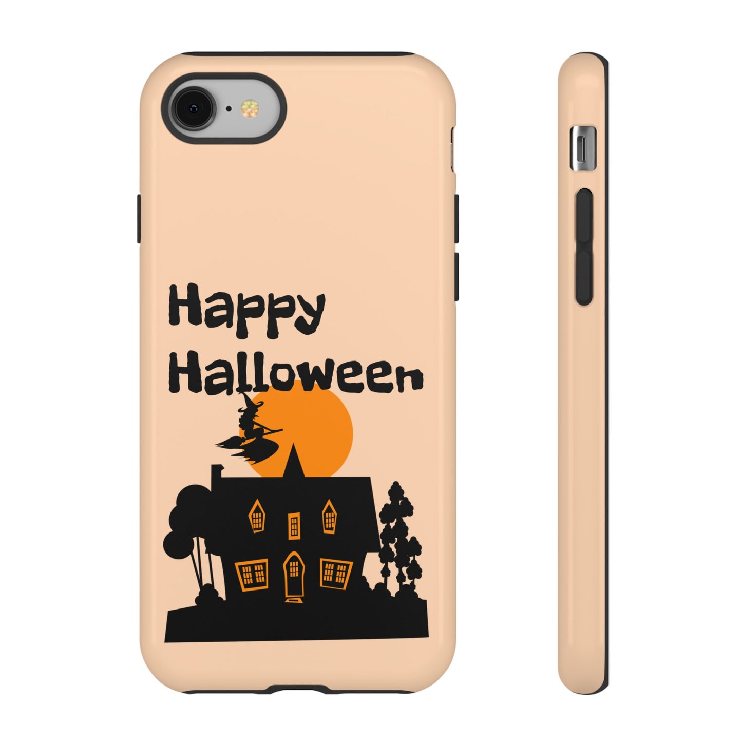 Halloween Phone Case, Spooky Mobile Cover, Tough Case for Phone, Witch Design, Fall Decor, Unique Gift for Halloween