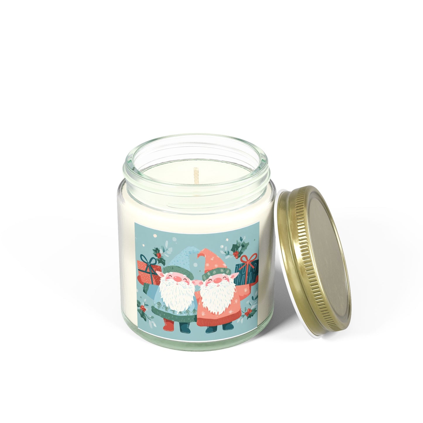 Festive Scented Candles | Coconut Apricot Wax, Holiday Decor, Gifts for Her, Home Fragrance, Christmas, Cozy Atmosphere, Seasonal Decor