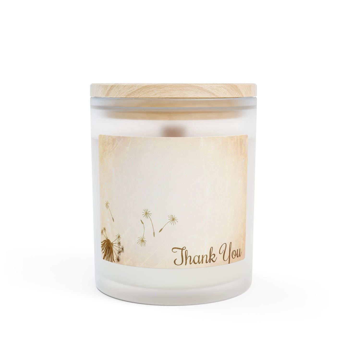Frosted Glass Candle, 11oz