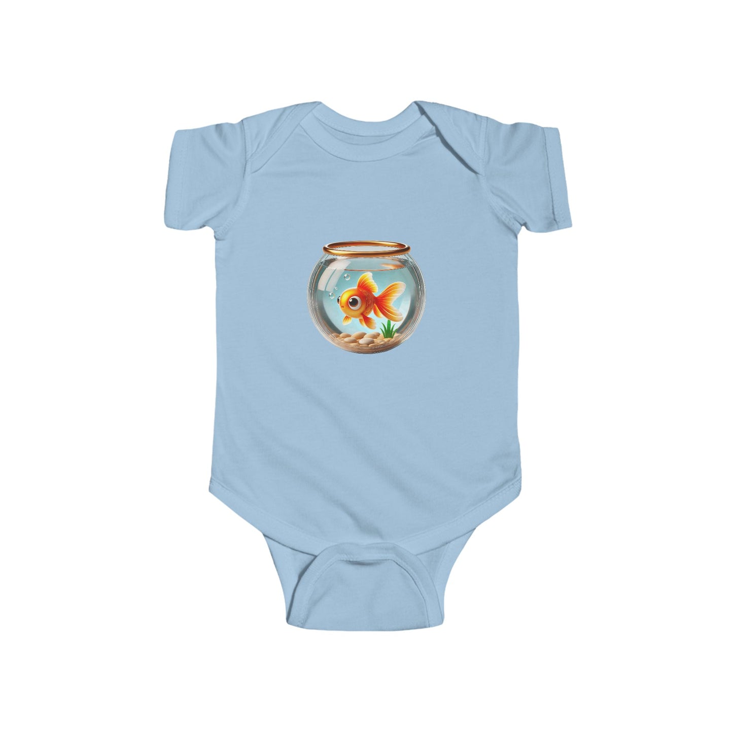 Cute Goldfish Baby Bodysuit, Infant Fish Costume, Fun Baby Shower Gift, Adorable Daily Wear, Cute Animal Clothing