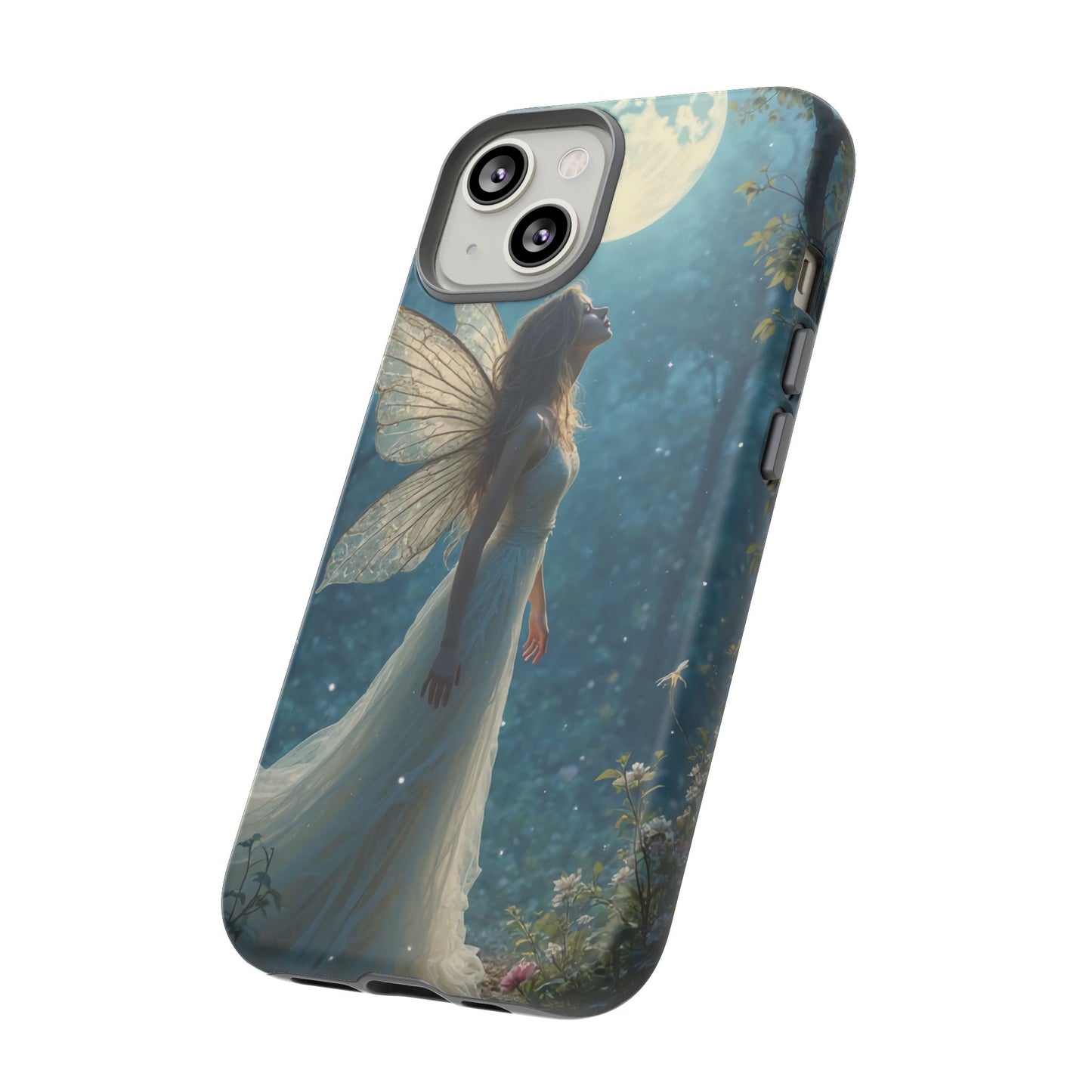 Fairy Moon Phone Case | Tough Cases for Nature Lovers, Fantasy Gift, Boho Phone Accessory, Ethereal Aesthetic, Magical Design