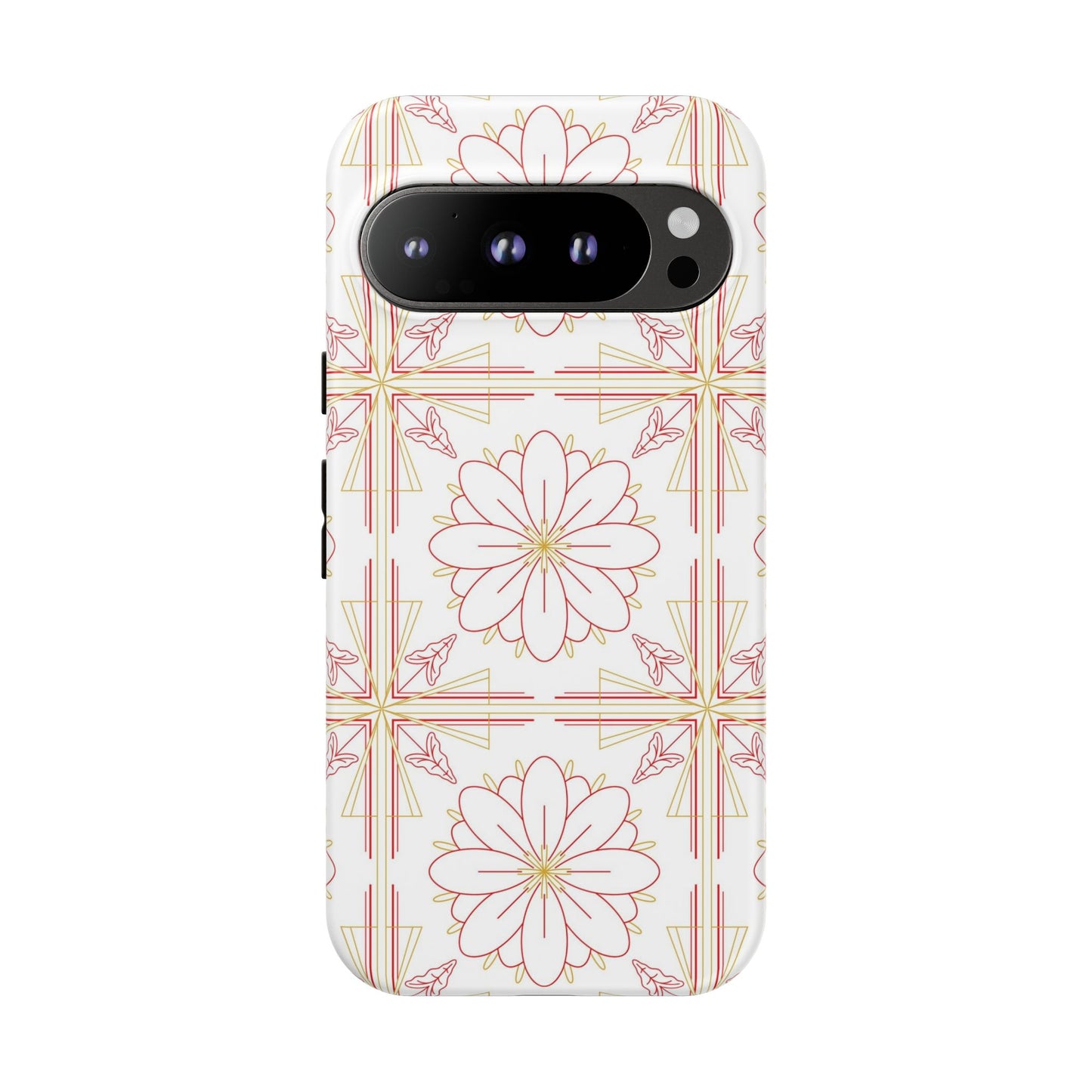 Floral Pattern Phone Case - Stylish Tough Case, Flower Design, Cute Mobile Cover, Phone Accessory, Gift for Her, Spring Style