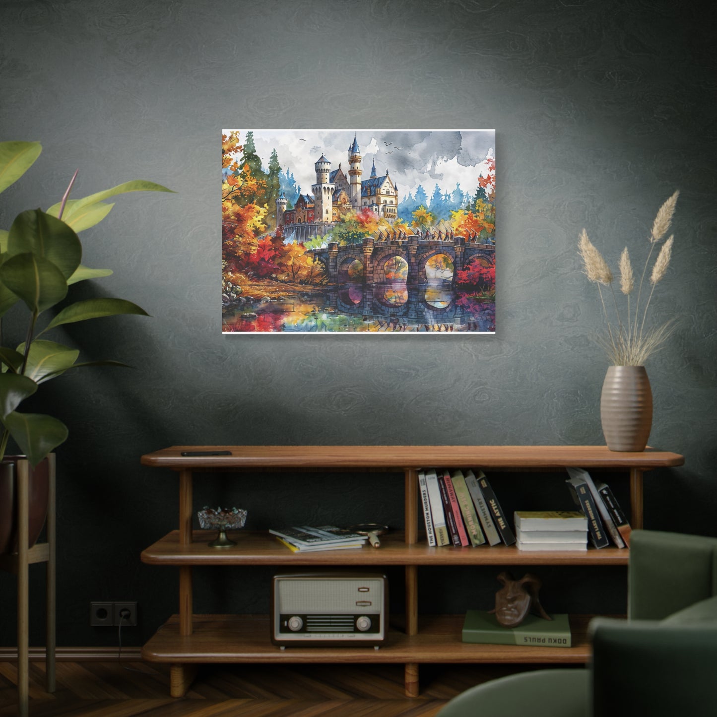 Matte Canvas, Stretched, 1.25" - Castle