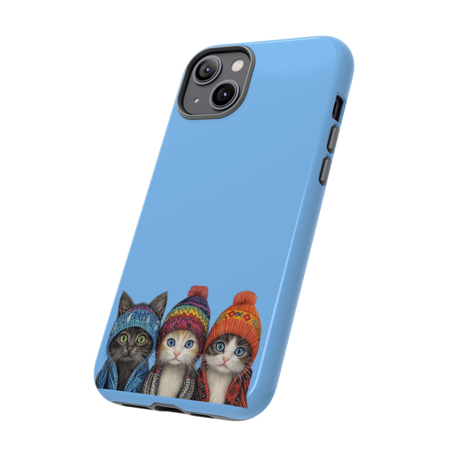 Cat-Themed Phone Case, Cute Cat Cases for Cat Lovers, Gifts for Cat Owners, Fun Cat Accessories, Holiday Present for Pet Lovers