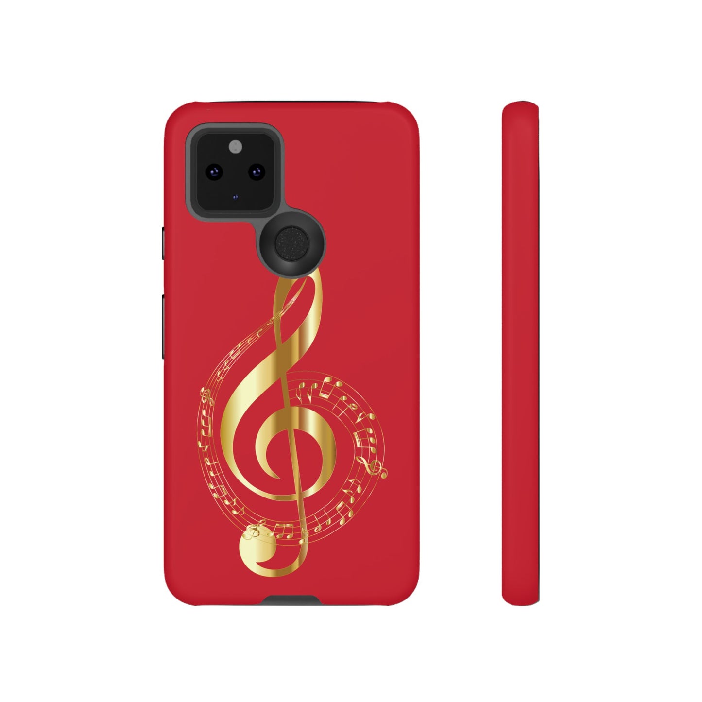 Tough Cases - Red Musical Note