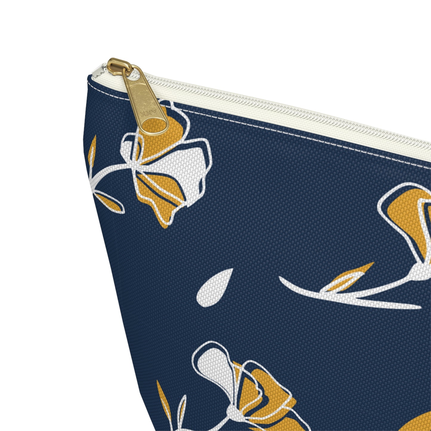 Floral Accessory Pouch - Stylish Makeup Bag, Travel Organizer, Gift for Her, Cosmetic Clutch, Everyday Use, Elegant Flower Design