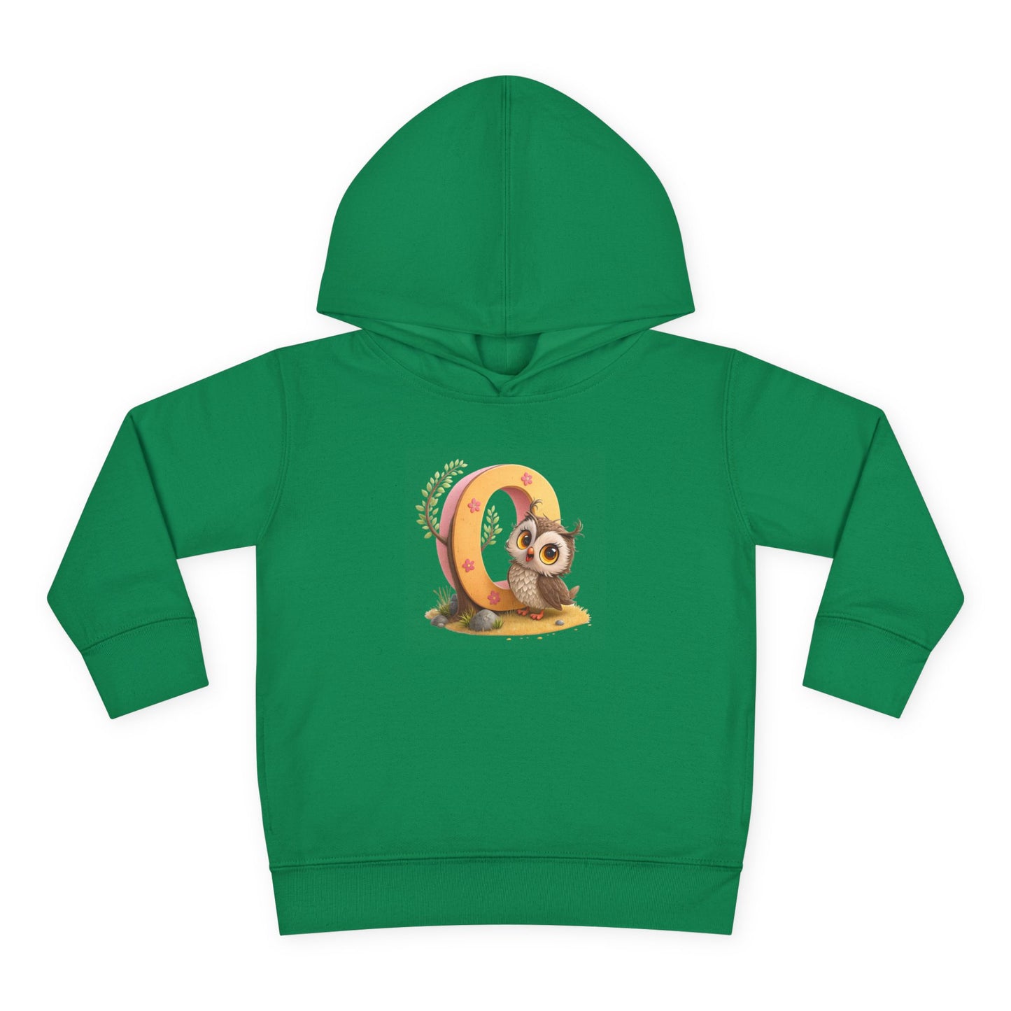 Adorable Toddler Owl Pullover Fleece Hoodie, Cute Kids Hoodie, Owl Design, Cozy Toddler Apparel, Perfect for Gifts and Playtime