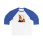 Unisex 3\4 Sleeve Baseball Tee - Halloween