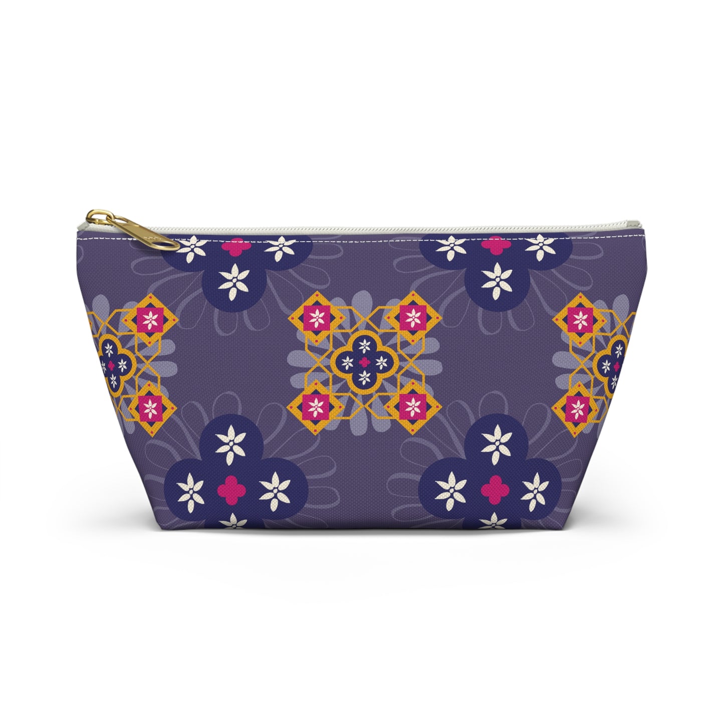 Vibrant Floral Accessory Pouch, Makeup Bag, Travel Organizer, Cute Storage, Gift for Her