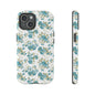 Floral Phone Case - Tough Cases, Durable Phone Cover, Cute Floral Design, Gift for Her, Trendy Phone Accessory, Spring Style