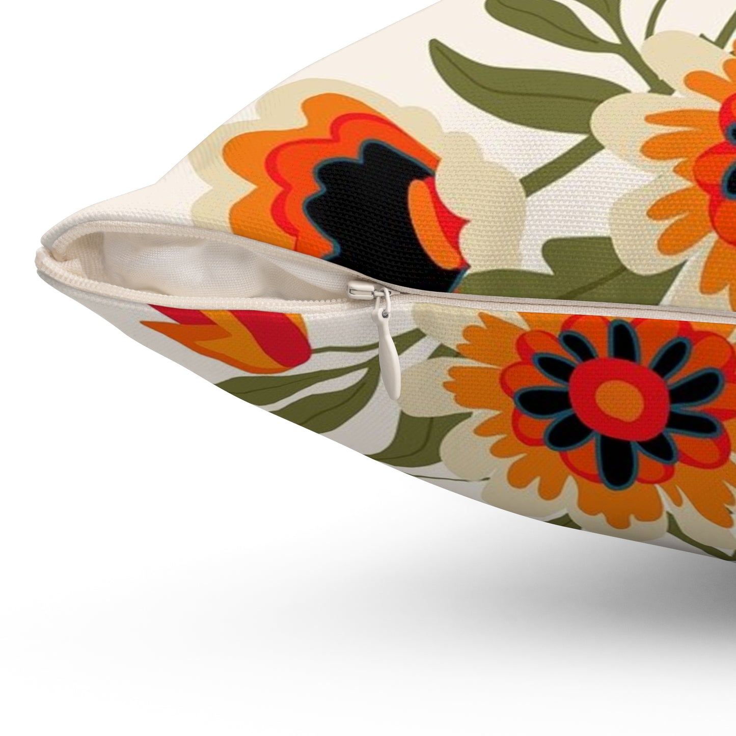Spun Polyester Square Pillow