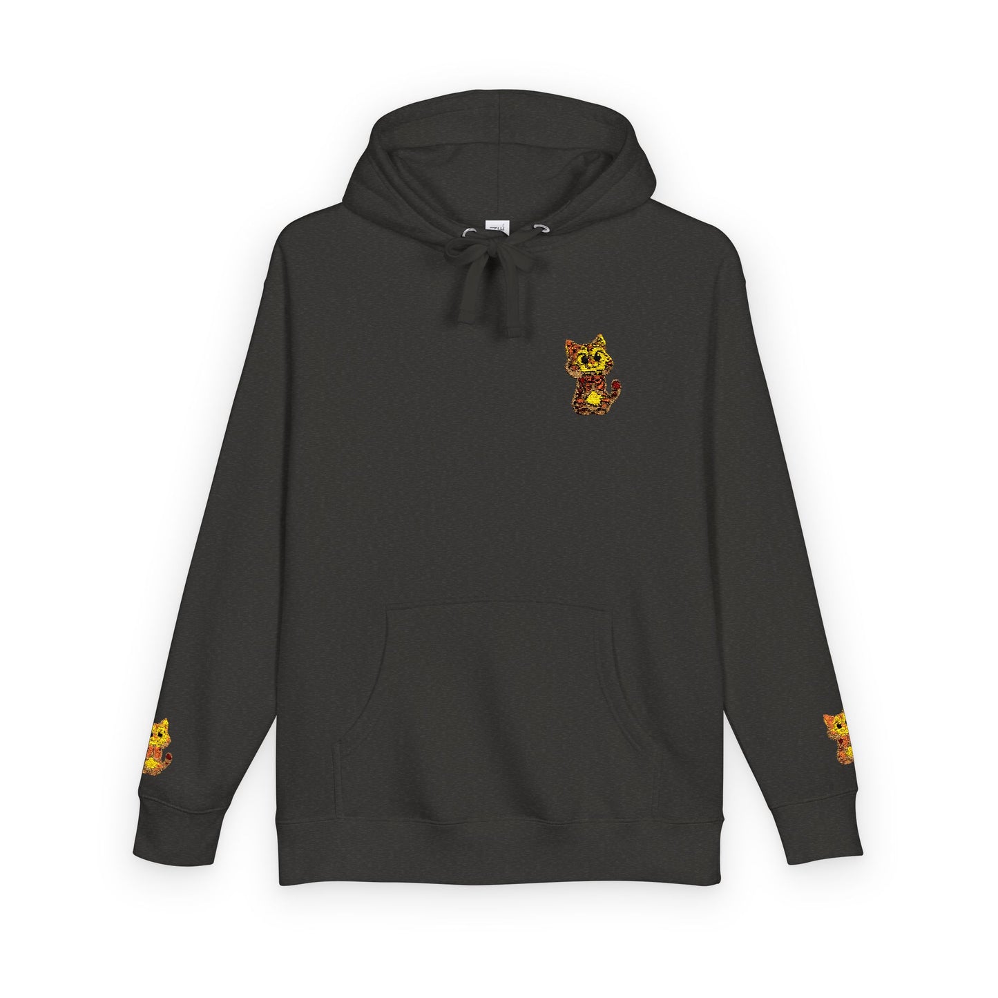 Cozy Fleece Hoodie with Cute Animal Design, Unisex Sweatshirt for Casual Outings, Gifts for Animal Lovers, Perfect for Fall and Winter