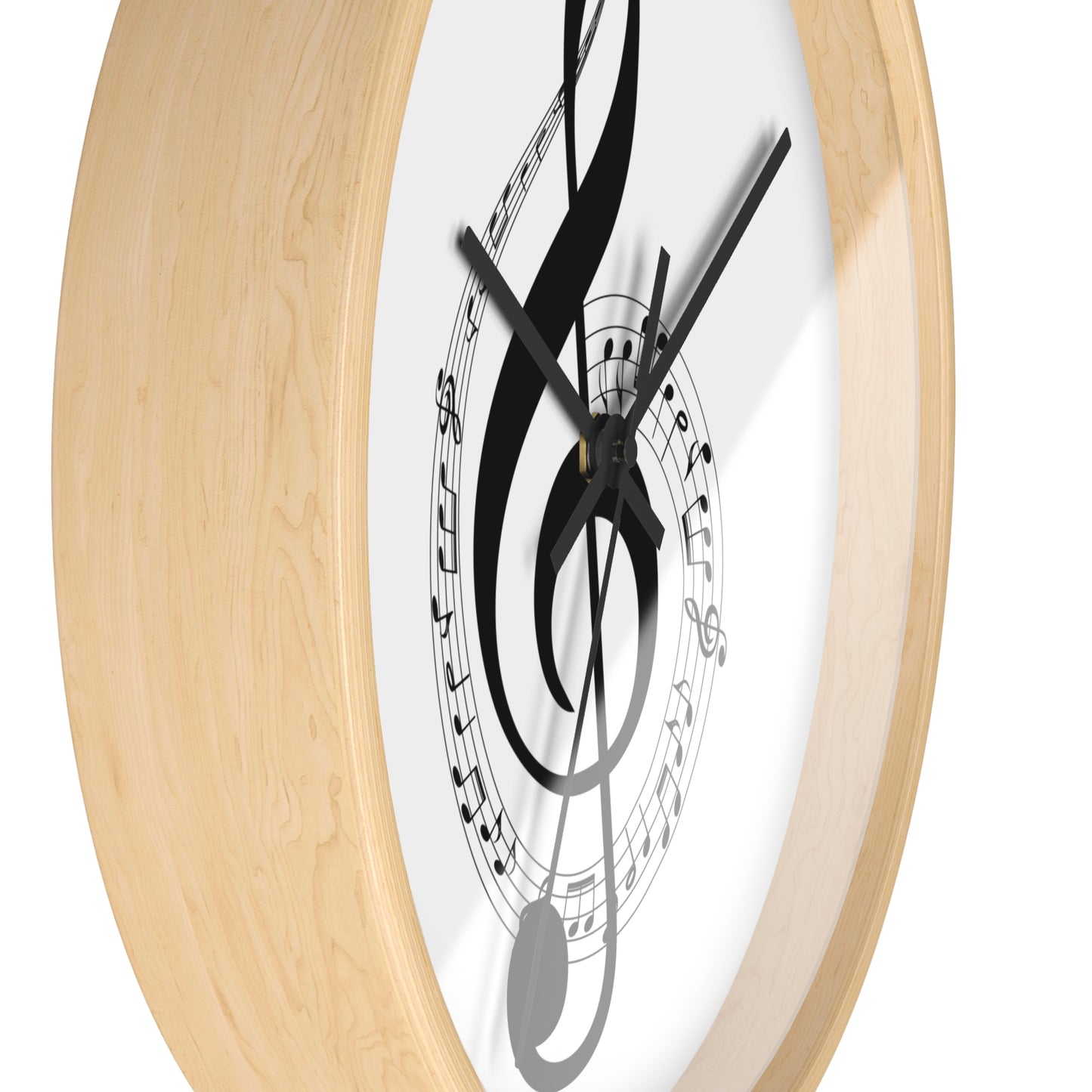 Musical Wall Clock - Perfect for Music Lovers, Home Decor, Gifts
