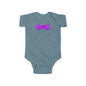 Purple Bow Infant Bodysuit, Cute Baby Onesie, Shower Gift, Baby Birthday Outfit, Newborn Clothing, Adorable Gift Idea