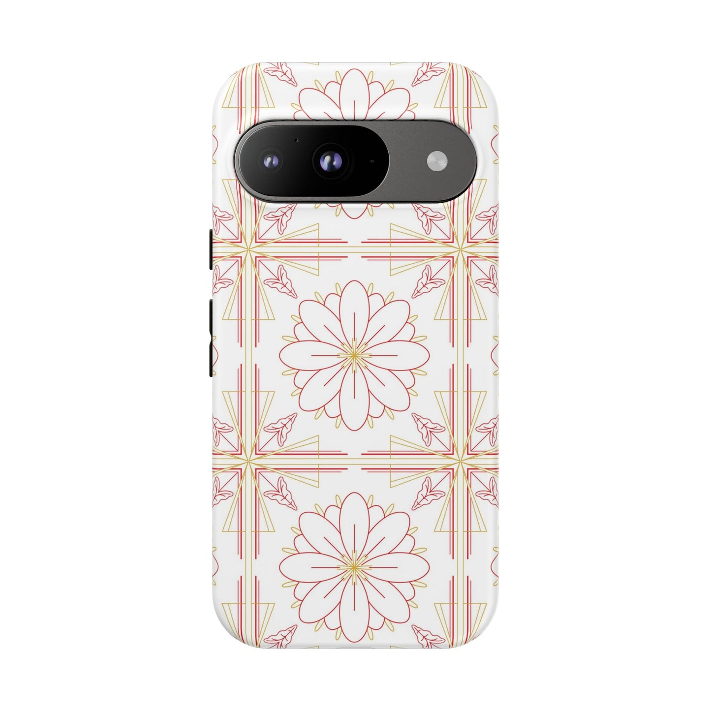 Floral Pattern Phone Case - Stylish Tough Case, Flower Design, Cute Mobile Cover, Phone Accessory, Gift for Her, Spring Style