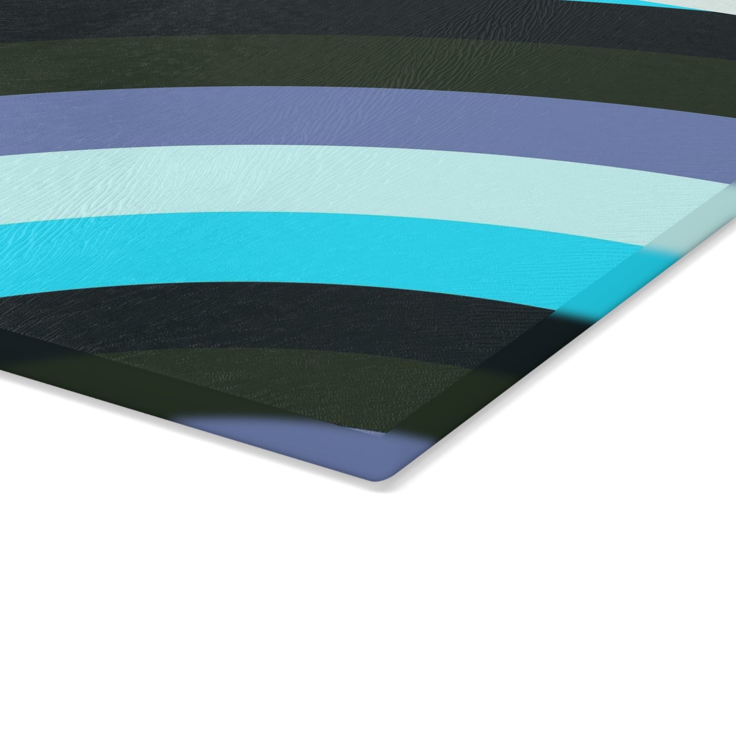 Modern Glass Cutting Board with Cool Geometric Design, Kitchen Decor, Unique Gift, Charcuterie Board, Home and Living