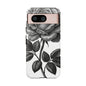 Elegant Floral Phone Case - Tough Cases, Black Rose Design, Floral Phone Cover, Stylish Phone Accessory, Gift for Her, Mother's Day