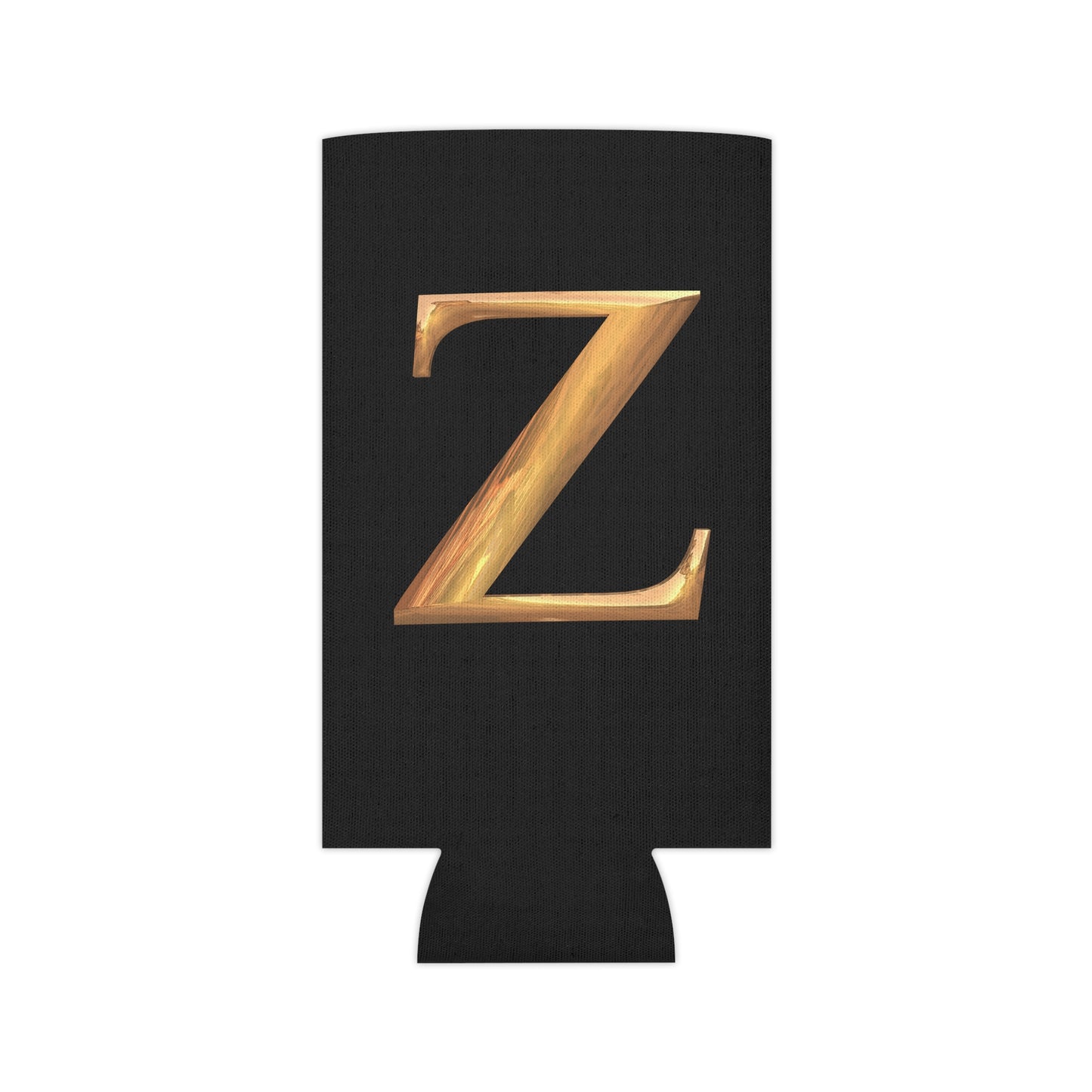 Custom Monogrammed "Z" Can Cooler, Personalized Drink Holder, Wedding Favors, Birthday Gifts, BBQ Accessories, Outdoor Events