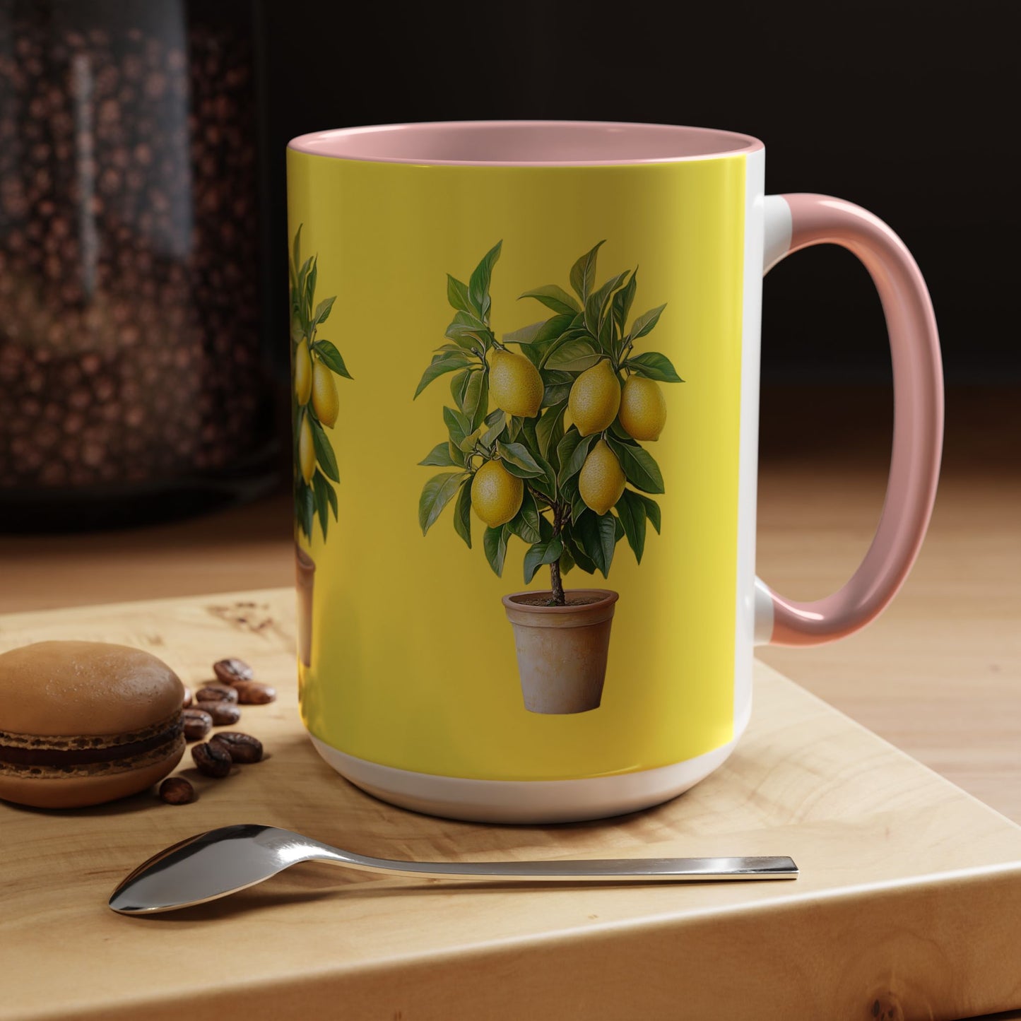 Lemon Tree Accent Coffee Mug - Cheerful Gift for Garden Lovers, Unique Kitchen Decor, Spring Celebration, Housewarming Present, [...]