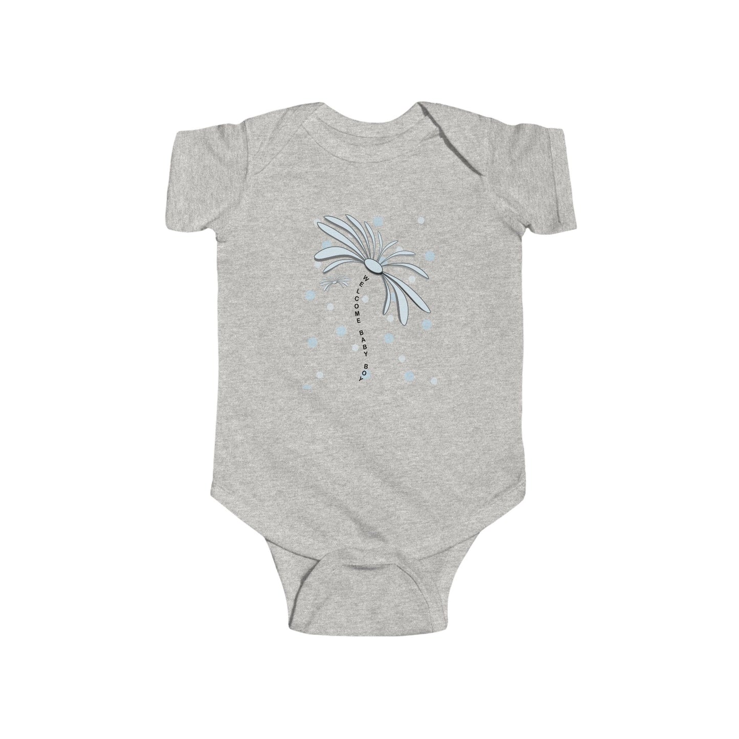Infant Bodysuit with Adorable Palm Tree Design, Baby Shower Gift, Cute Summer Outfit, Newborn Clothing, Toddler Birthday Gift