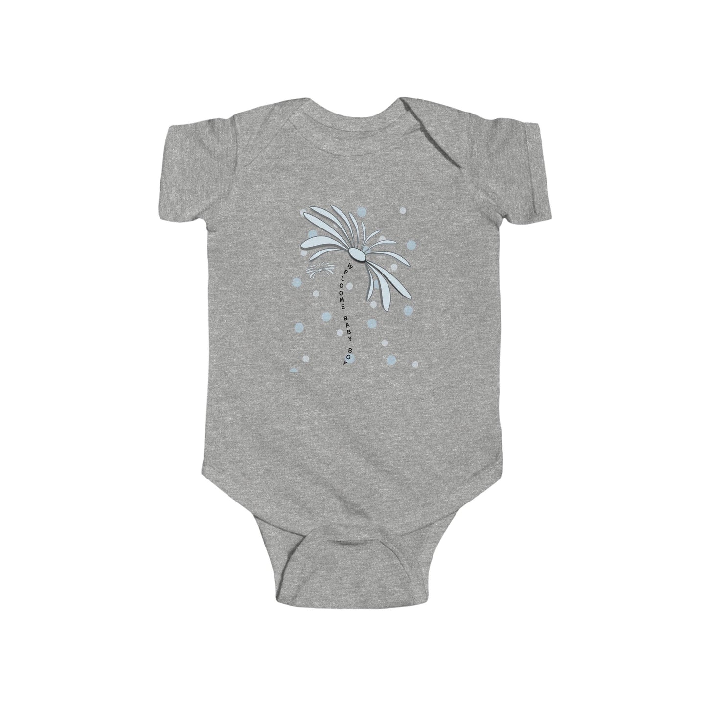 Infant Bodysuit with Adorable Palm Tree Design, Baby Shower Gift, Cute Summer Outfit, Newborn Clothing, Toddler Birthday Gift