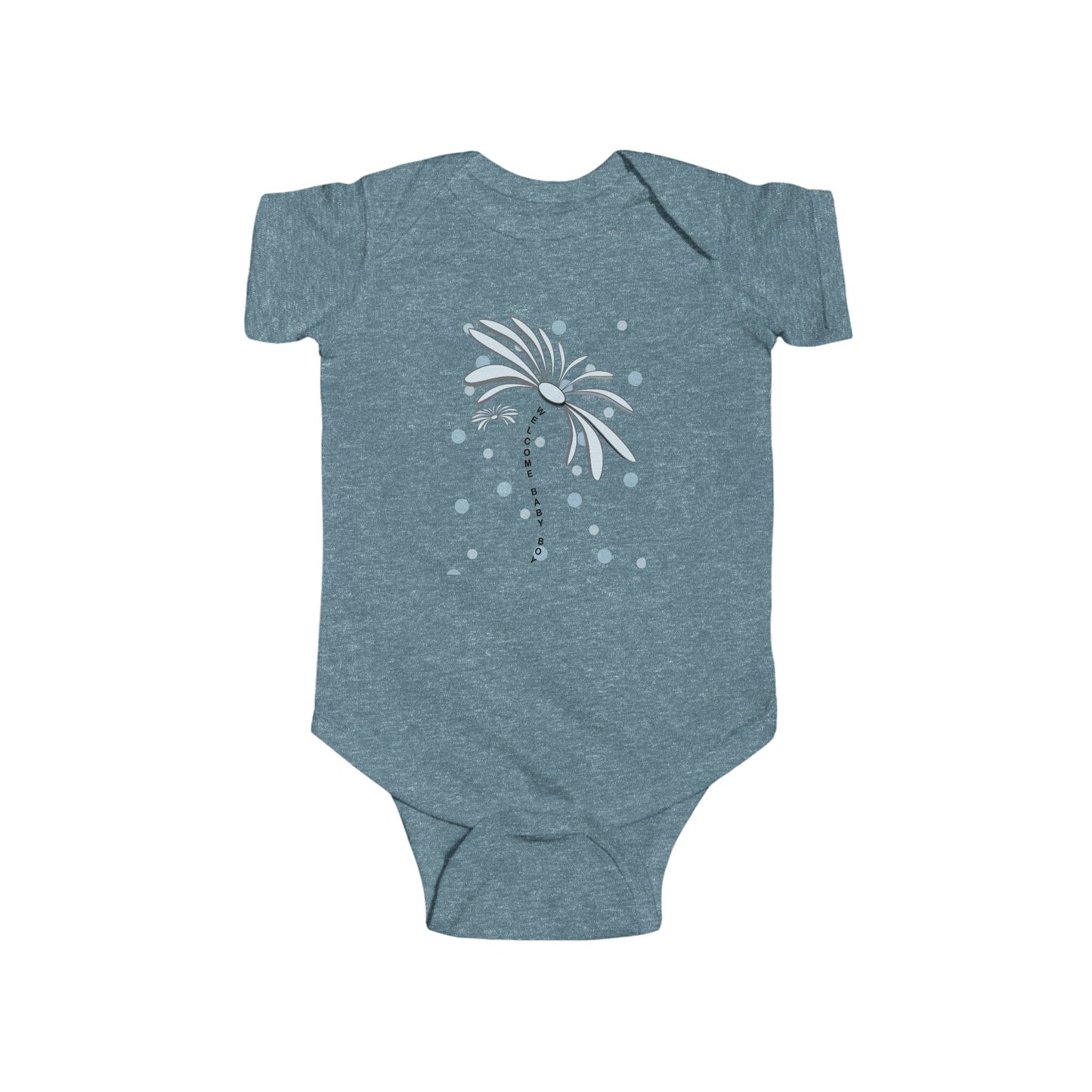 Infant Bodysuit with Adorable Palm Tree Design, Baby Shower Gift, Cute Summer Outfit, Newborn Clothing, Toddler Birthday Gift