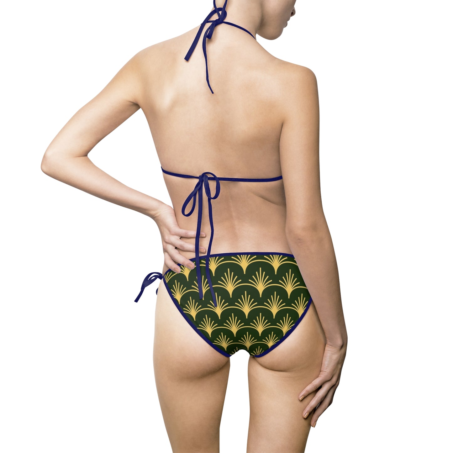 Tropical Print Bikini Swimsuit, Women's Swimsuit Beachwear, Swimwear for Summer Vacations, Pool Parties, Holiday Getaway