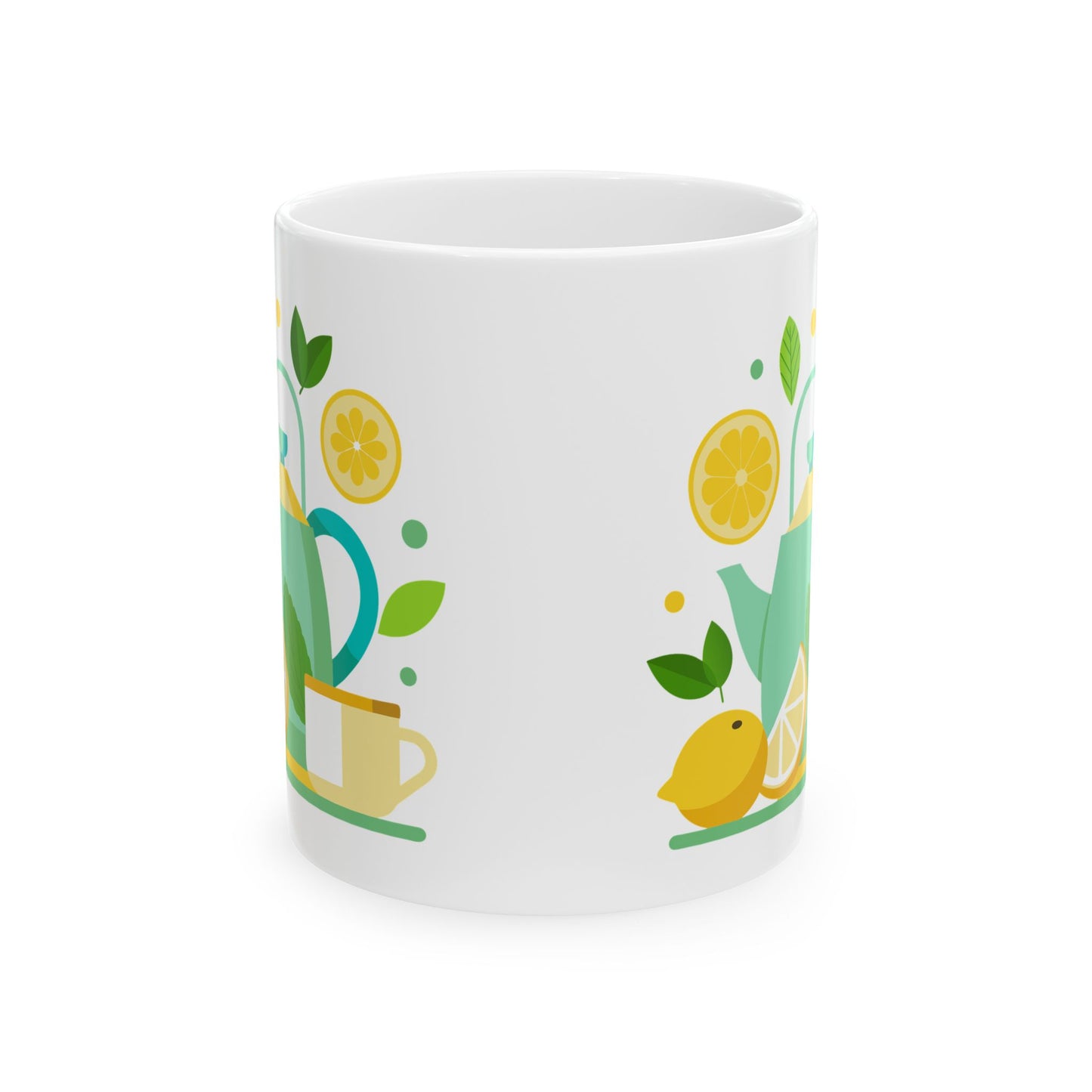 Lemonade-Themed Ceramic Mug | Refreshing Drink Lover's Gift | Summer Vibe Coffee Cup | Ideal for Tea Parties, Birthdays, Home Decor