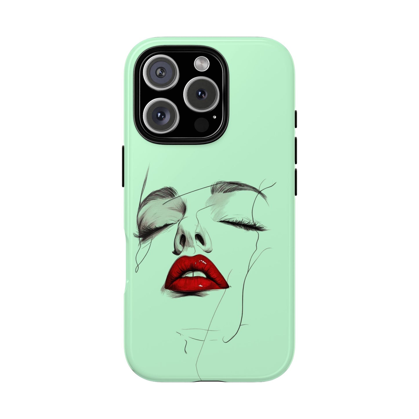 Stylish Phone Case, Artistic Phone Cover, Trendy Tech Accessory, Unique Cell Phone Protector, Gift for Her, Modern Aesthetic
