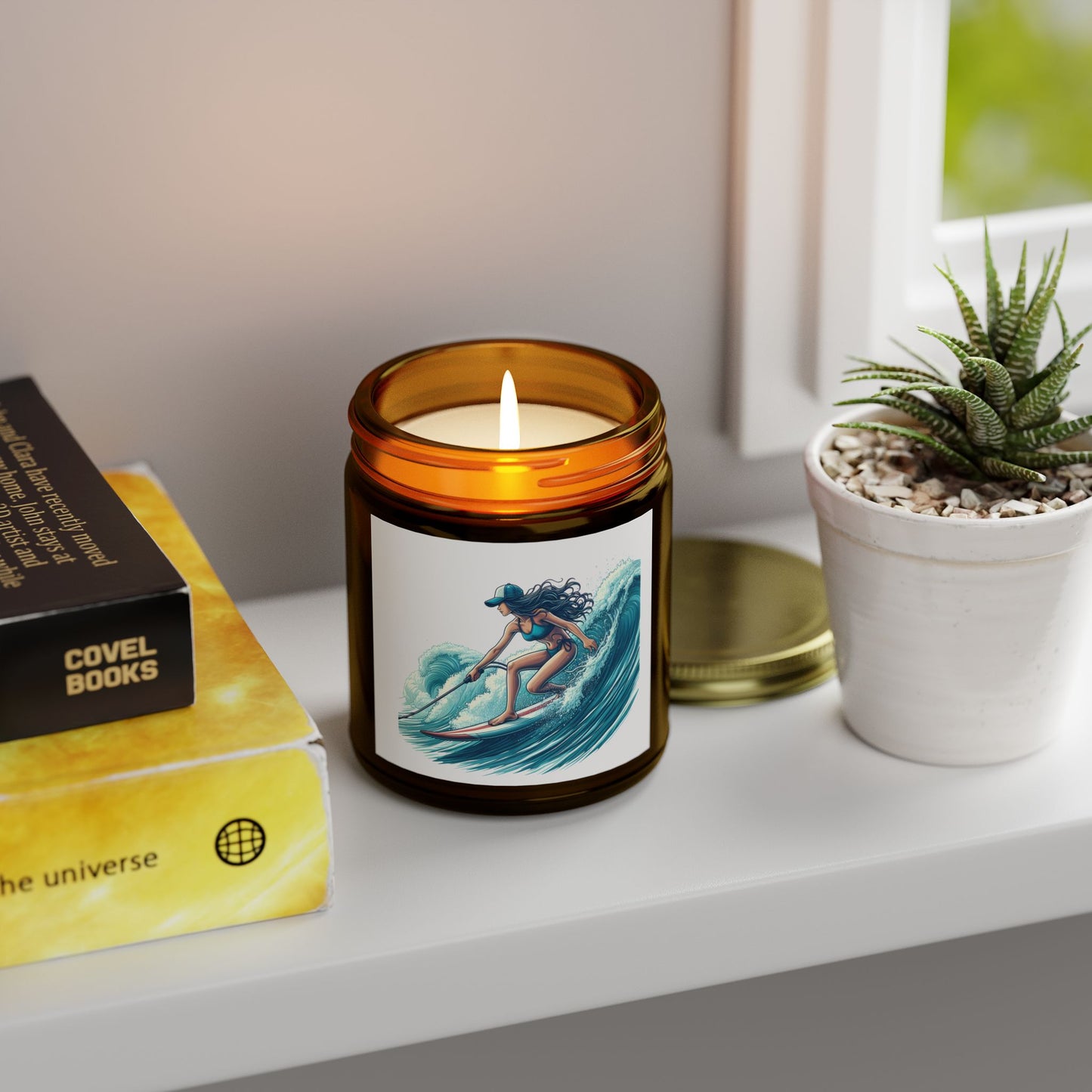Scented Candles, Coconut Apricot Wax (4oz, 9oz)