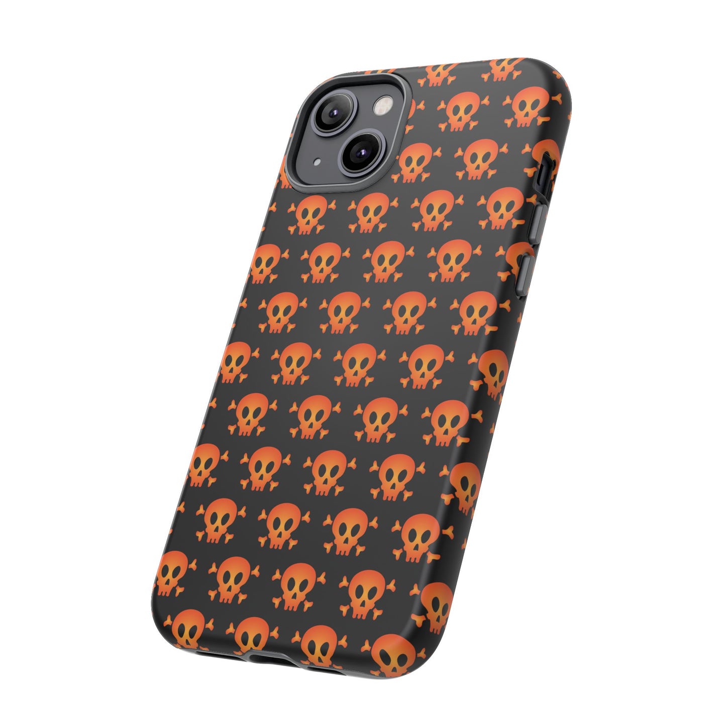 Halloween Skull Phone Case, Spooky Mobile Cover, Trick or Treat Accessory, Goth Gift, Skull Pattern Design