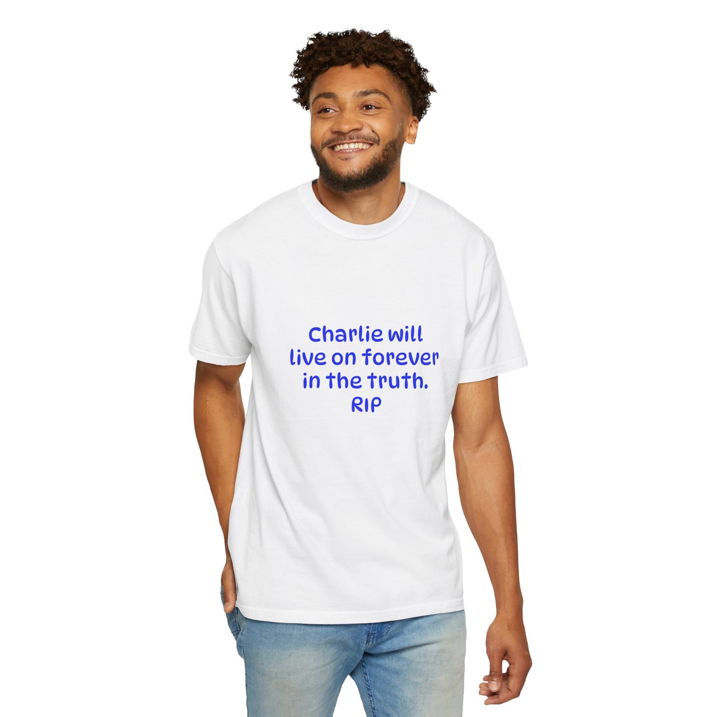 Inspirational Quote T-Shirt, Unisex Cotton Tee, Charlie Forever Shirt, Motivational Apparel, Gift for Friends, Casual Wear, Thoughtful [...]