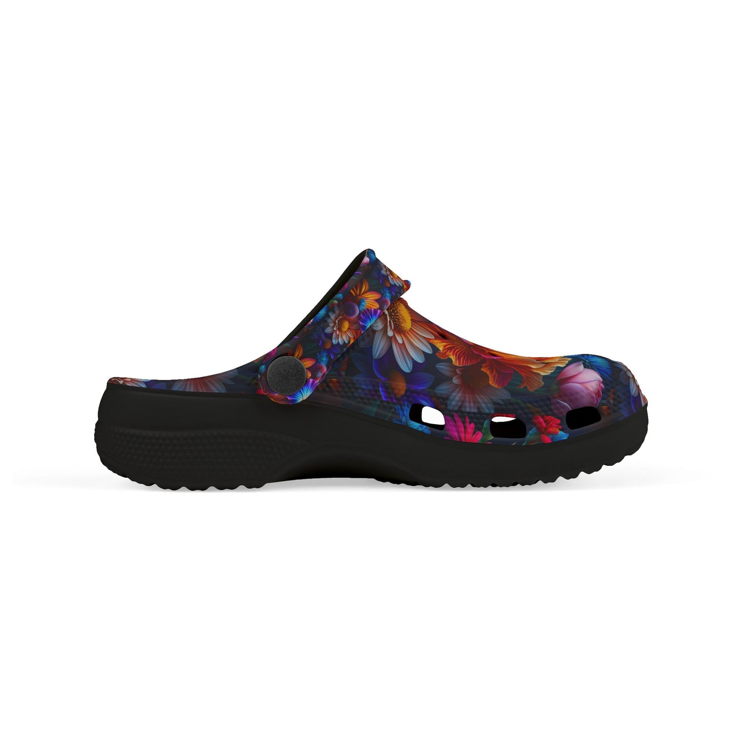 Colorful Kid's EVA Foam Clogs, Fun Playtime Footwear, Summer Outdoor Shoes, Floral Pattern Kids Shoes, Garden Clogs, Bright Kids Footwear