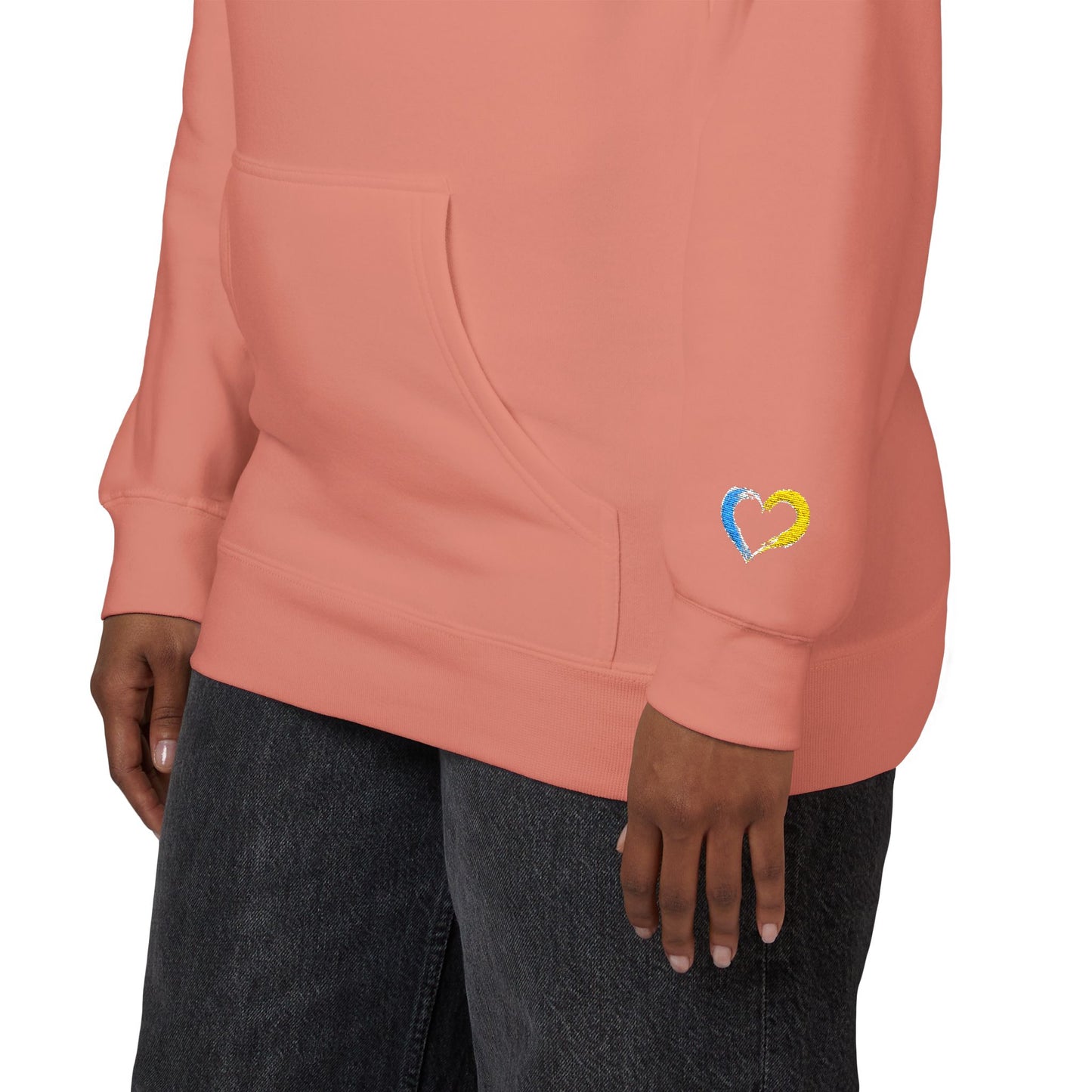 Colorful Heart Unisex Fleece Hoodie | Cozy Gift for Friends, Valentine's Day, Anniversary, Casual Wear, Spring Fashion