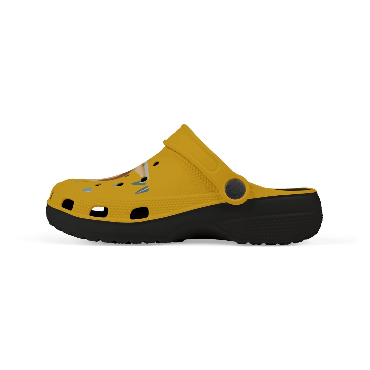 Snail-Themed Kid's EVA Foam Clogs, Cute Yellow Clogs for Kids, Lightweight Summer Footwear, Fun Garden Accessories, Perfect for Playtime