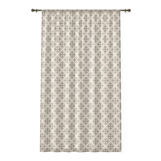 Elegant Geometric Window Curtain | Modern Home Decor, Privacy Solution, Light Filtering Drapes, Stylish Living Room Accessory, Chic [...]